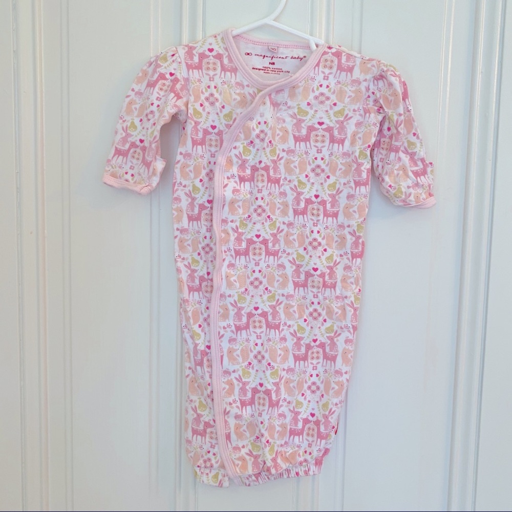 Magnificent Baby Newborn Girls Sleeper Gown